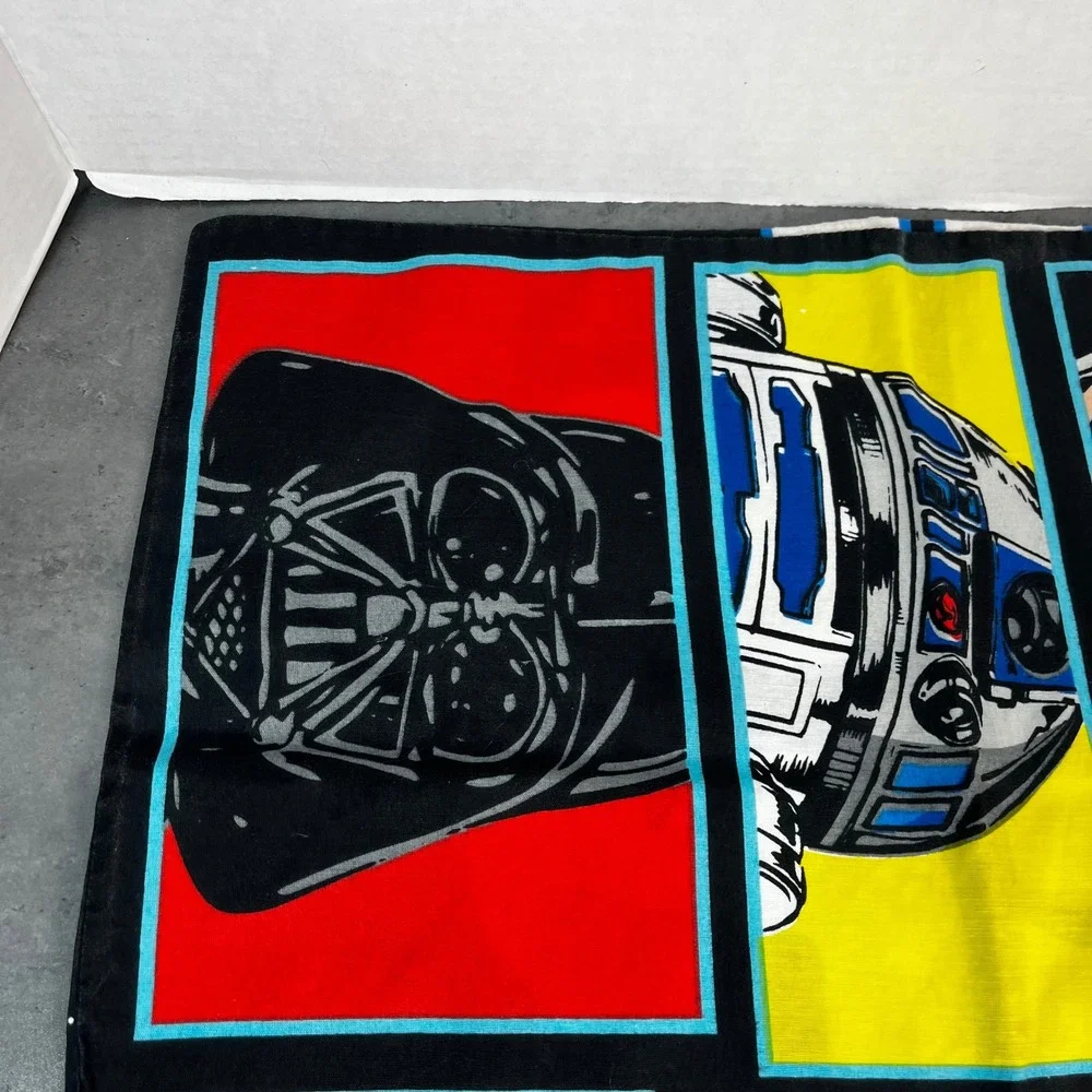 Star Wars Character Collage Pillowcase Retro Comic‎ Style Luke Vader Boba Fett